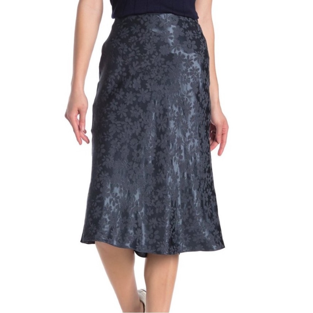 NWOT Rag & Bone Mandy Floral Blue Slip Skirt in Blue Size xxs
